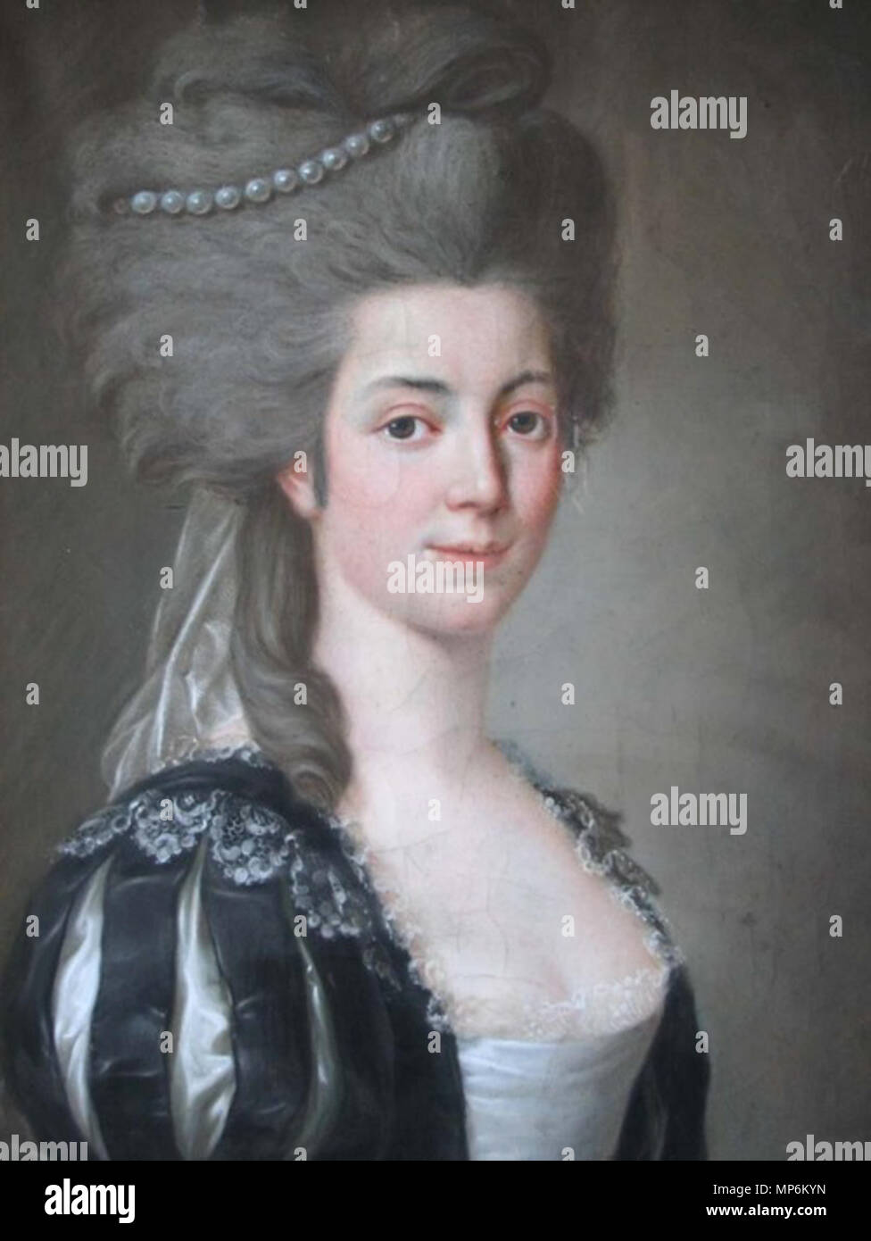. Leonor de Almeida Portogallo, Marquesa de Alorna en Viena en 1780. 1780. 864 Marquesa de Alorna par pitschmann 1780 lis Foto Stock