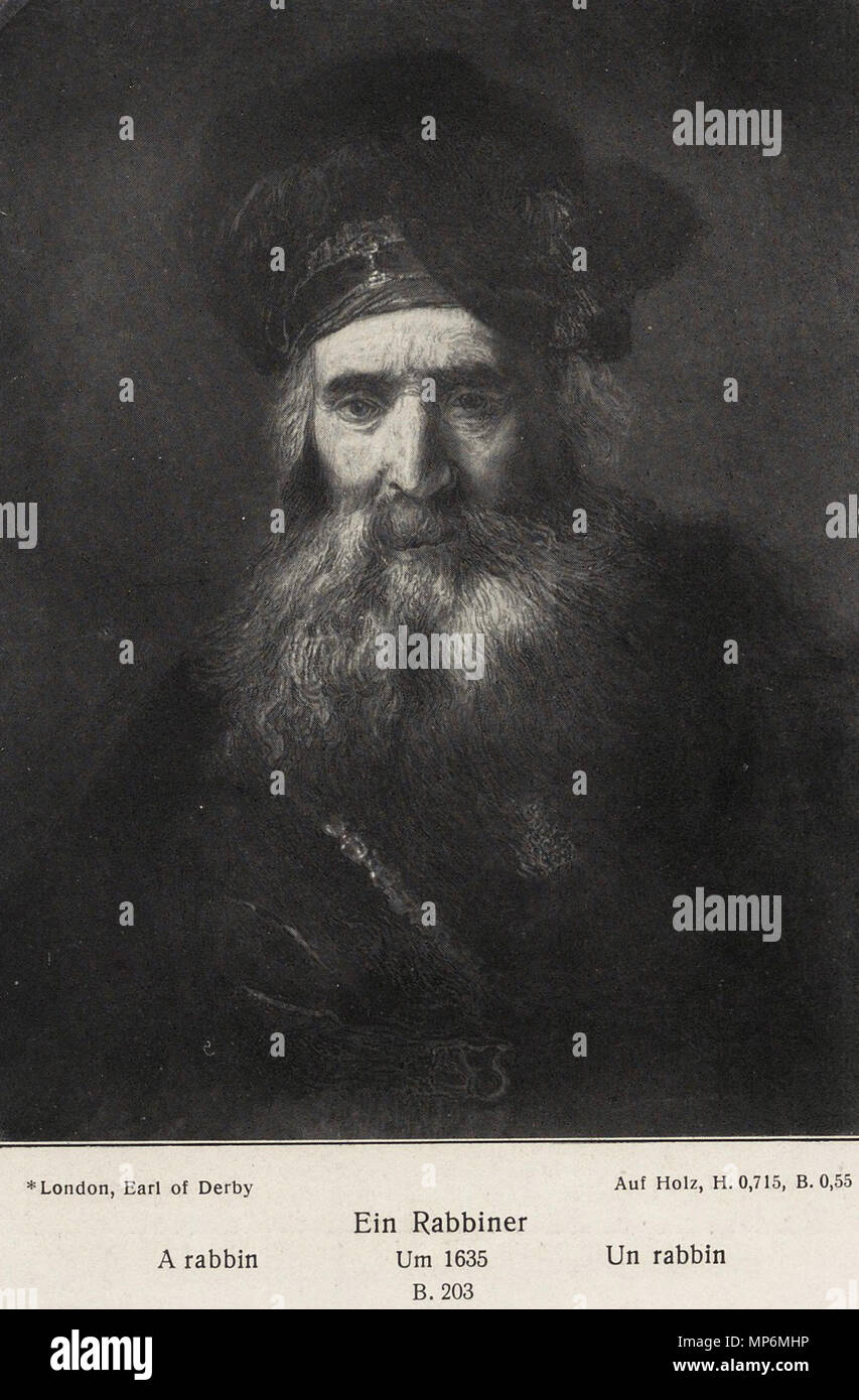 Rembrandt portrait old man beard immagini e fotografie stock ad alta ...