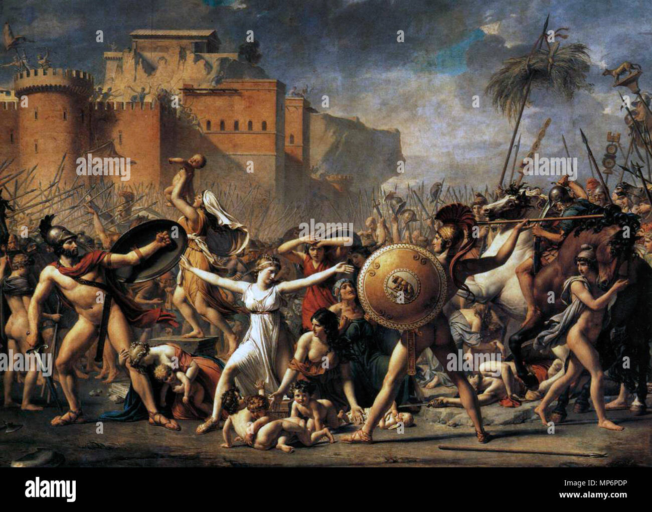 . 1176 L'intervento di Sabine Foto Stock