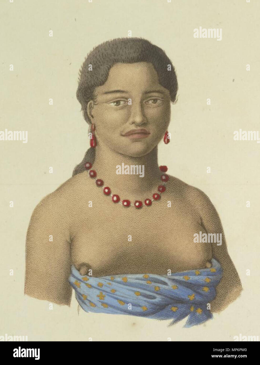 1062 Rikériki, femme du chef Kraïmokou da Alphonse Pellion Foto Stock