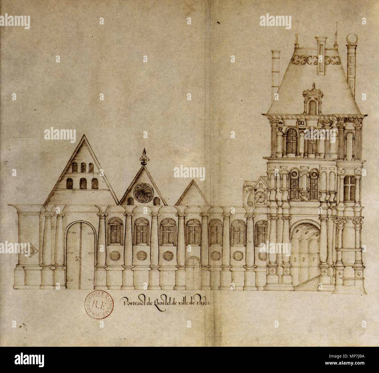 689 Jacques Cellier - L'Hôtel de Ville di Parigi - WGA04624 Foto Stock