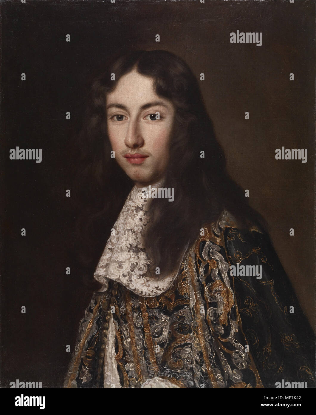 Jacob Ferdinand Voet (fiammingo, 1639-1700; 1639-ca. 1700). " Ritratto di Livio Odescalchi,' del XVII secolo. olio su tela. Walters Art Museum (37.371): acquistato da Henry Walters con la Massarenti Raccolta, 1902. 37.371 691 Jakob-Ferdinand Voet - Ritratto di Livio Odescalchi - Walters 37371 Foto Stock