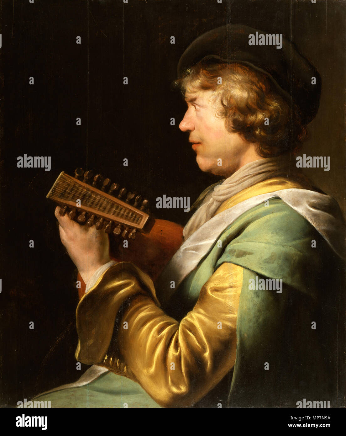 Jan Lievensz (Olandese, 1607-1674). "Lettore di liuto,' ca. 1629 olio su pannello. Walters Art Museum (37.2493): Dono del Dottor Francesco D. Murnaghan fondo, 1973. 37.2493 699 Jan Lievensz - Lettore di liuto - Walters 372493 Foto Stock Jan Lievensz (Olandese, 1607-1674). "Lettore di liuto,' ca. 1629 olio su pannello. Walters Art Museum (37.2493): Dono del Dottor Francesco D. Murnaghan fondo, 1973. 37.2493 699 Jan Lievensz - Lettore di liuto - Walters 372493 Foto Stock