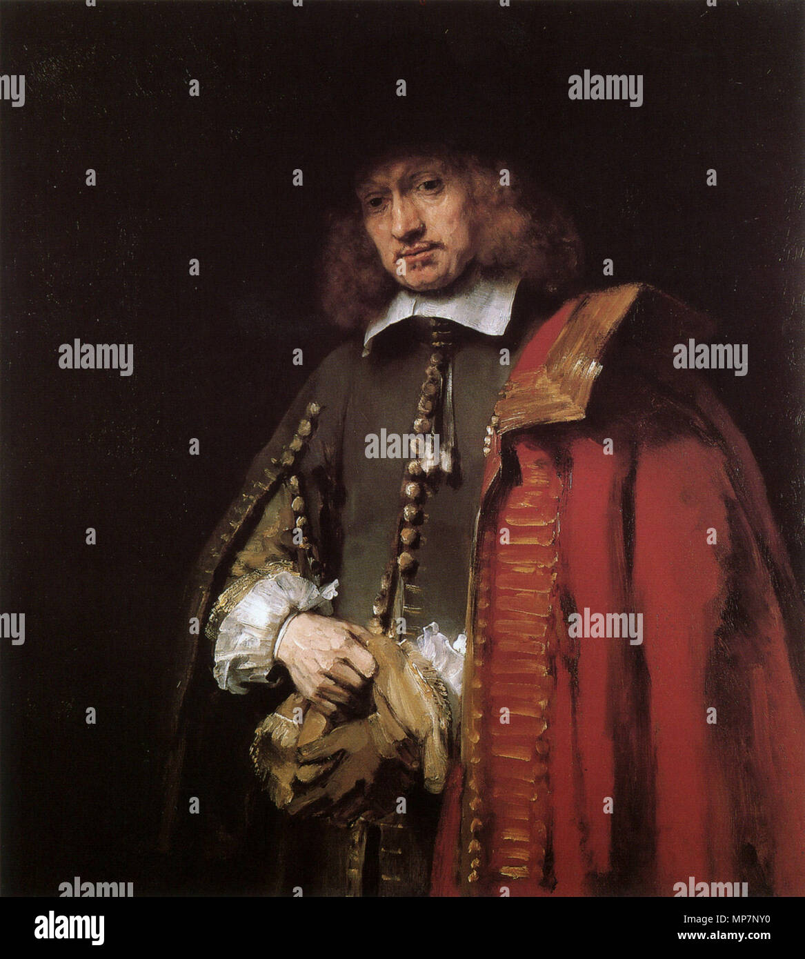 Ritratto di Jan sei (1618-1700). 1654. 701 Jan sei - Rembrandt Foto Stock