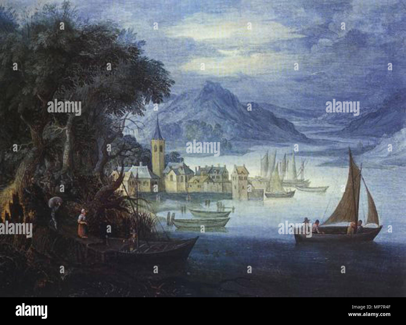 . Inglese: Paesaggio fluviale . Il XVII secolo. Jan van Kessel il Vecchio (1626-1679) nomi alternativi Jan van Kessel (MI), Jan van Kessell Descrizione Belgian-Flemish illustratore botanico e pittore Data di nascita e morte 5 aprile 1626 (battezzato) 17 aprile 1679 Luogo di nascita e morte Anversa Anversa periodo di lavoro tra circa 1640 e circa 1679 sede di lavoro Anversa (1640 - 1679) Autorità di controllo : Q515553 VIAF: 7660683 ISNI: 0000 0001 1591 8234 ULAN: 500029504 LCCN: no2011036185 WGA: Kessel, Jan van, ho WorldCat 704 Jan van Kessel il Vecchio - paesaggio fluviale Foto Stock