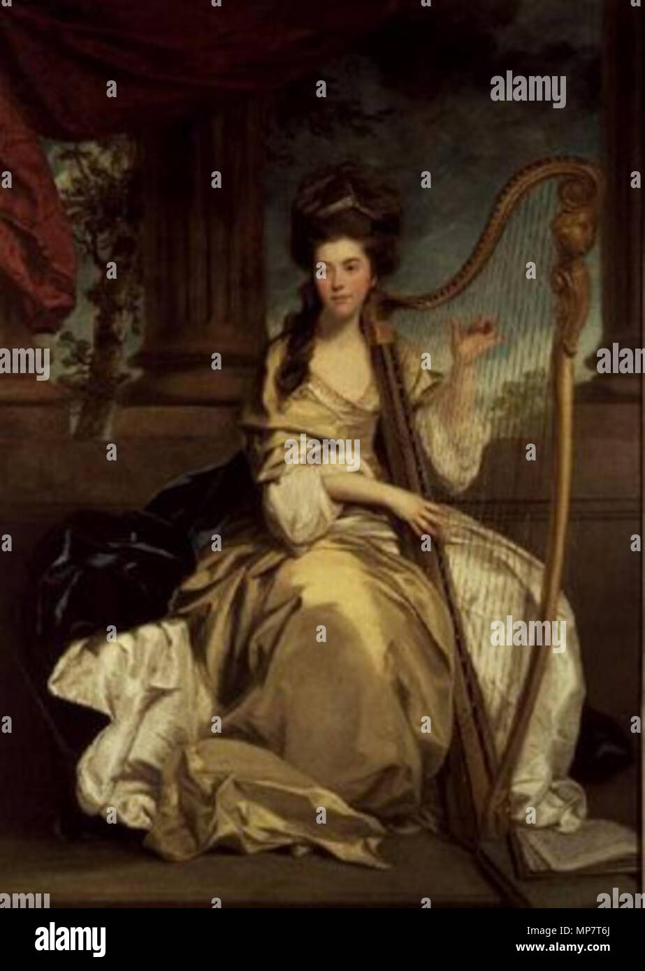 . Inglese: ritratto di Jane Lindsay, contessa di Eglinton . 1777. 709 Jean (Jane) Eglinton, contessa di Eglinton Foto Stock