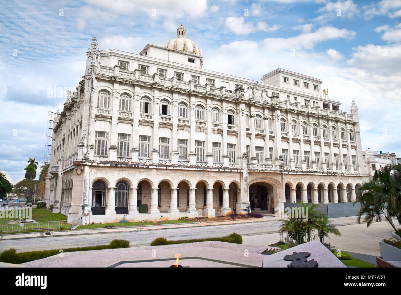 Palazzo presidenziale edificio in Avana, oggi museo della rivoluzione. Cuba Foto Stock