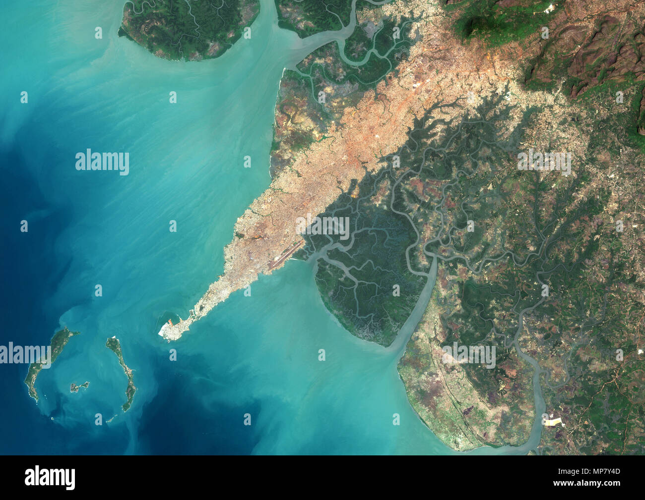 Conakry, in Guinea Foto Stock