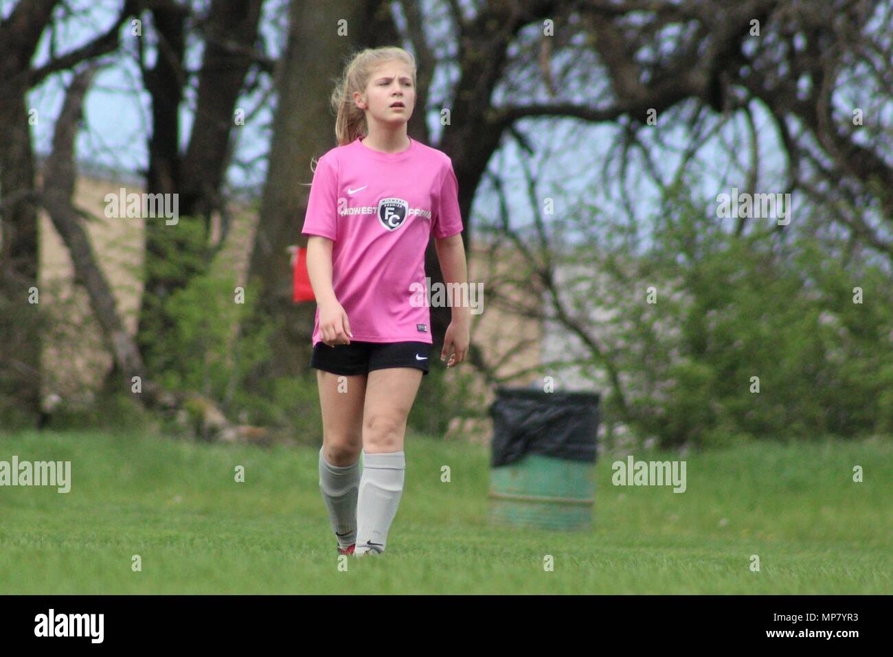 Competitive Soccer Elite Foto Stock