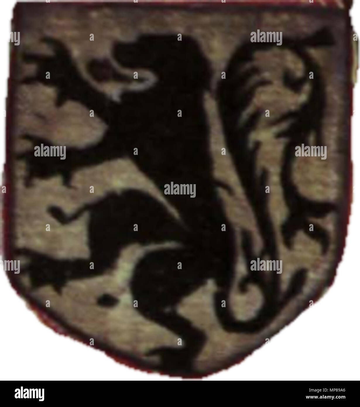 710 Jean IV de Béthencourt Stemma Foto Stock