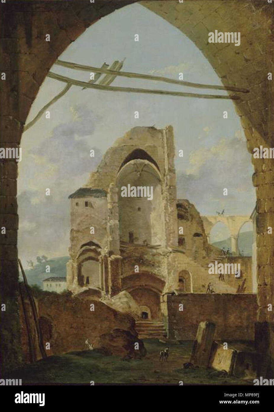 . Inglese: la distruzione di Montmartre Abbazia nel 1794 . Il 20 novembre 2006, 01:04:02. Louis-Gabriel Moreau 1172 la distruzione di Montmartre Abbazia nel 1794 Foto Stock