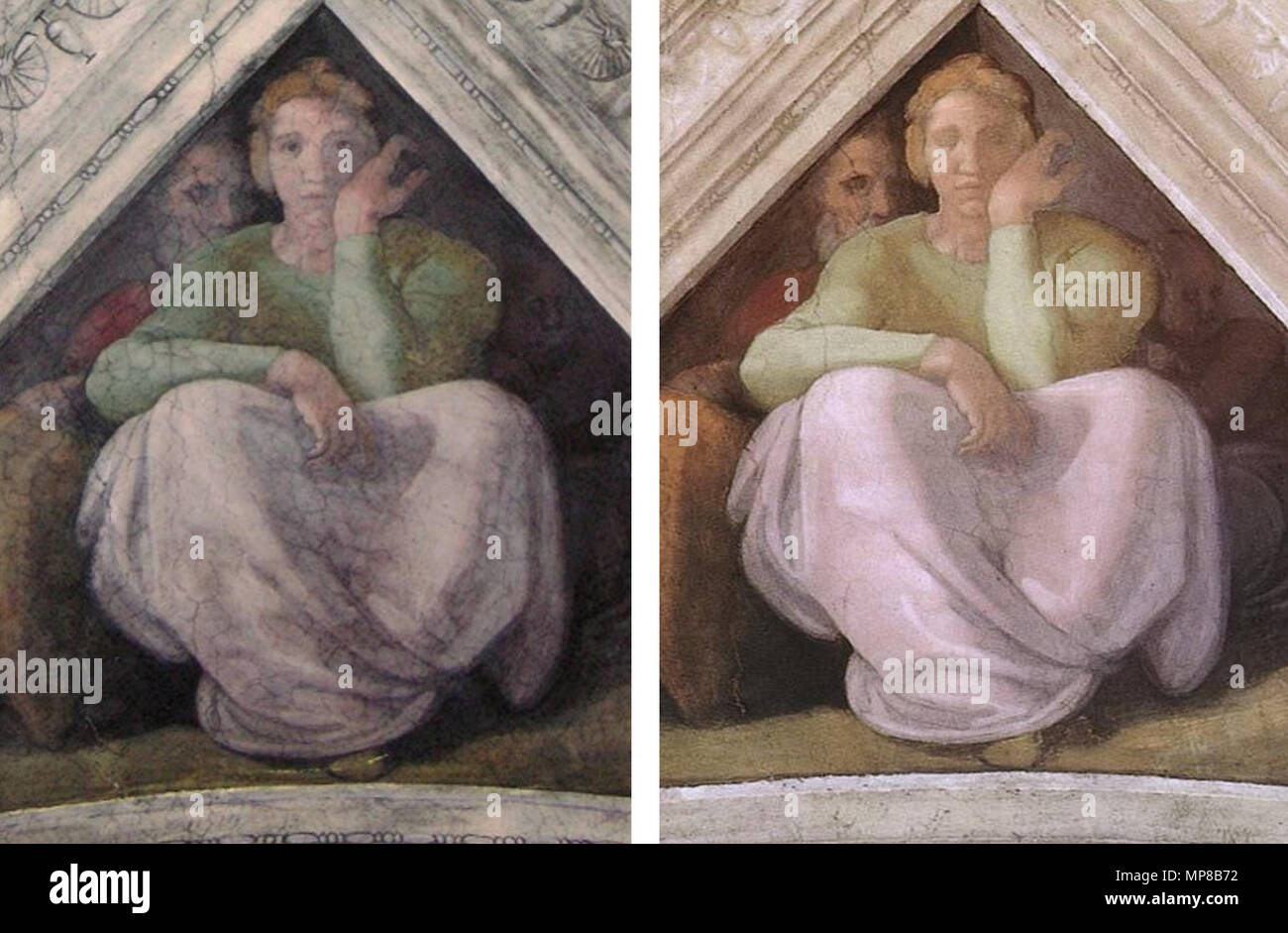 Cappella Sistina Prima E Dopo Il Restauro