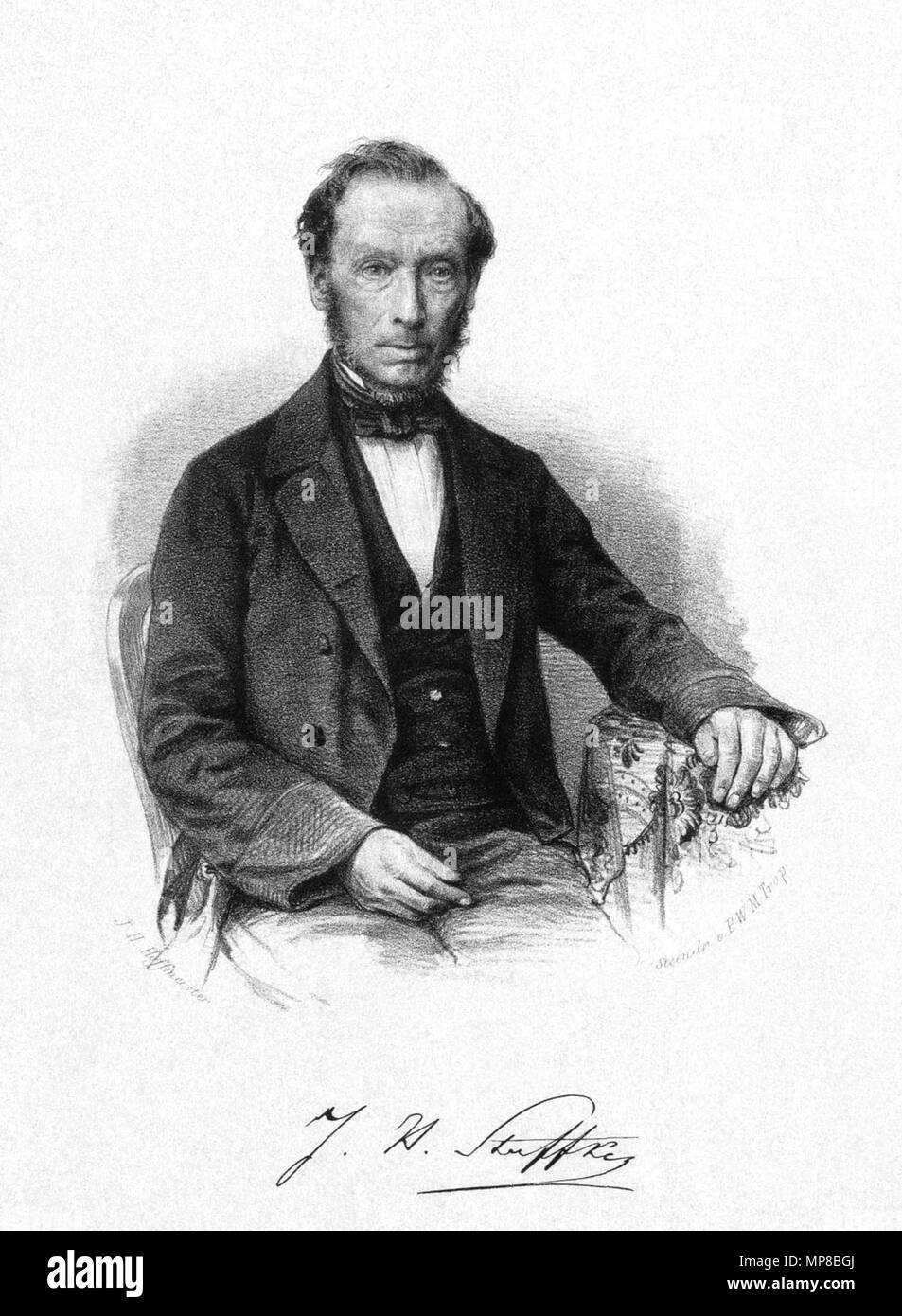 . Inglese: Johan Hendrik Stuffken (1801-1881), professore di filosofia Leiden University . 1850. Johan Hendrik Hoffmeister (1823-1904) Descrizione incisore olandese Data di nascita e morte 1823 5 gennaio 1904 competente controllo : Q21714361 VIAF: 15937984 ISNI: 0000 0000 4821 4914 LCCN: nr2002019773 GND: 132661667 BPN: 49070899 WorldCat 719 JHStuffken Foto Stock