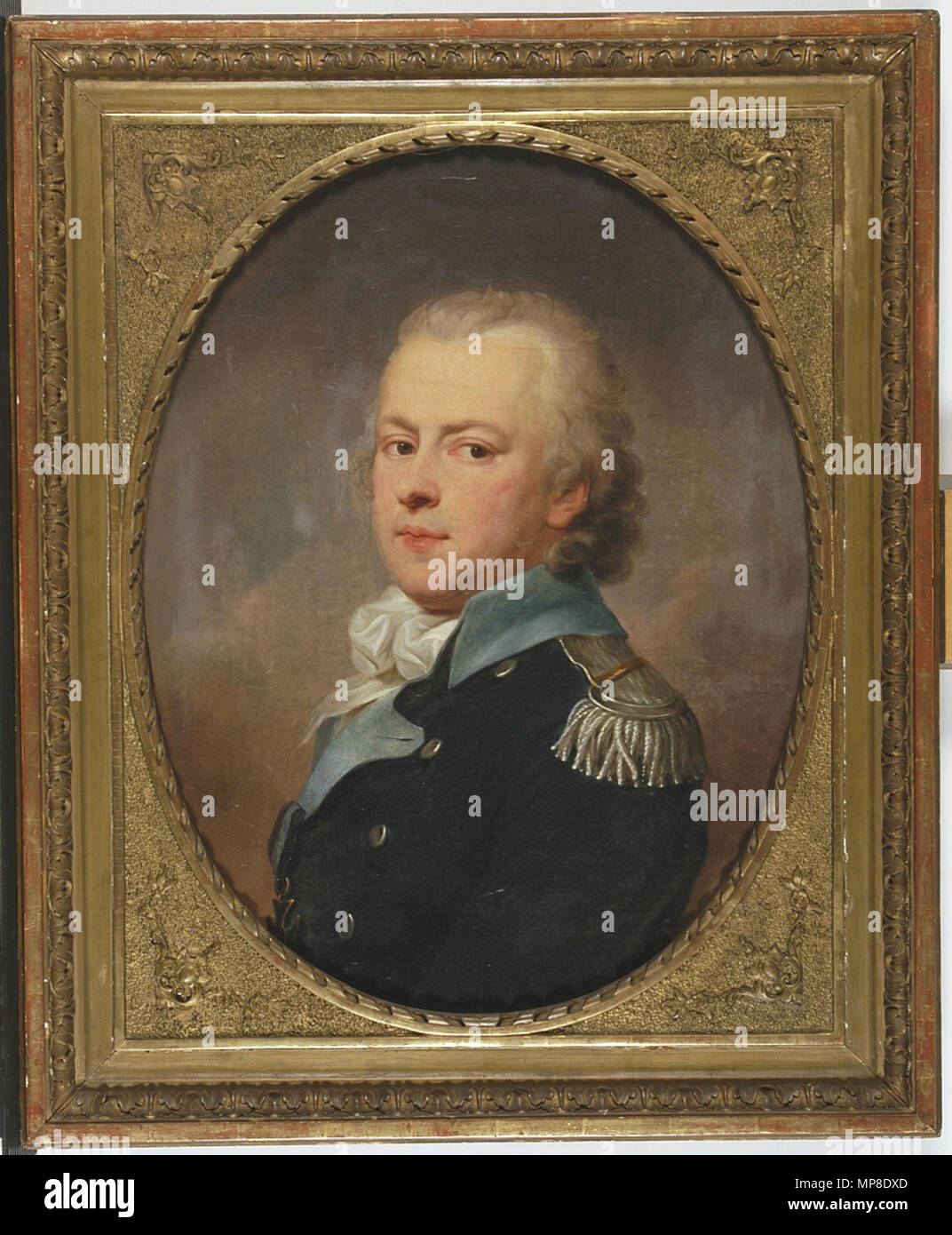 . Inglese: Ritratto di Jan Krasicki, da Johann Friedrich August Tischbein Canvas Deutsch: Porträt von Jan Krasicki, Johann Friedrich August Tischbein Öl auf Leinwand Polski: Portret Jana Krasickiego (1763/1765-1830) . Zweite Hälfte des 18. Jahrhunderts (1793). Johann Friedrich August Tischbein (1750-1812) nomi alternativi Friedrich Jan August Tischbein Jan Frederik August Tischbein Friedrich Tischbein pseudonimo: Leipziger Tischbein Descrizione pittore tedesco e docente universitario Data di nascita e morte 9 Marzo 1750 21 Giugno 1812 Luogo di nascita e morte di Maastricht lavoro Heidelberg pe Foto Stock