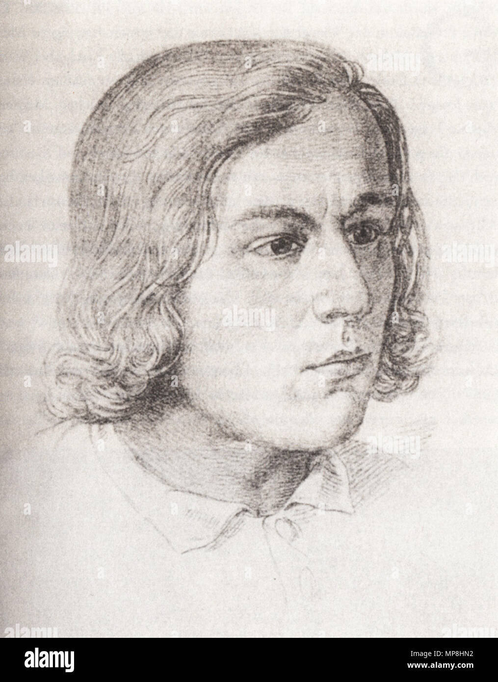 743 Joseph von Führich - Selbstbildnis Foto Stock