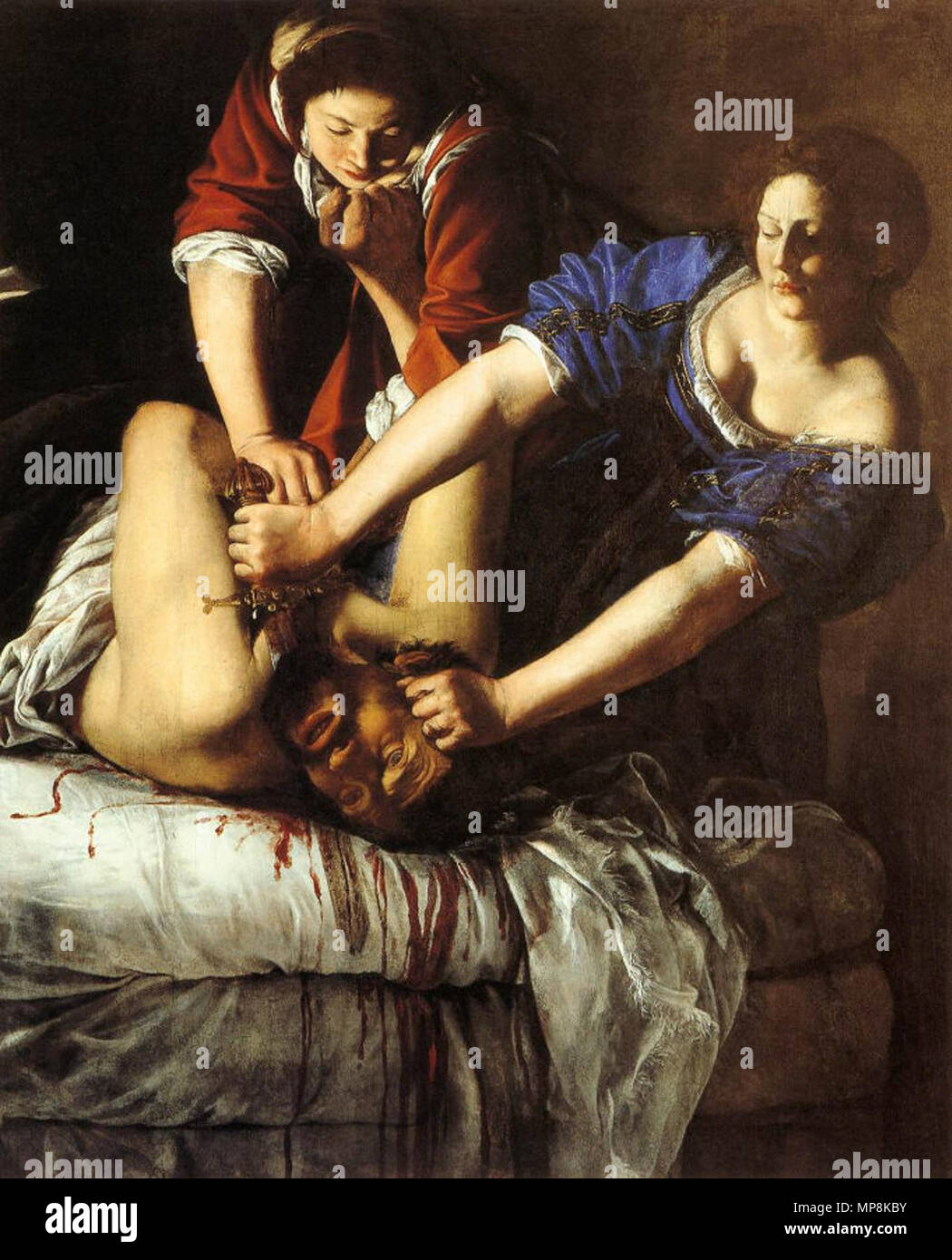 Italiano: Giuditta che decapita Oloferne Judith decapitazione Oloferne tra 1611 e 1612. 749 Judith decapitando Oloferne Foto Stock