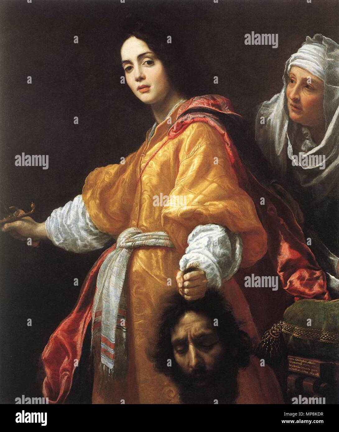 Giuditta con la testa di Holophernes 1613. 750 Giuditta con la testa di Oloferne (1613); Cristofano Allori Foto Stock