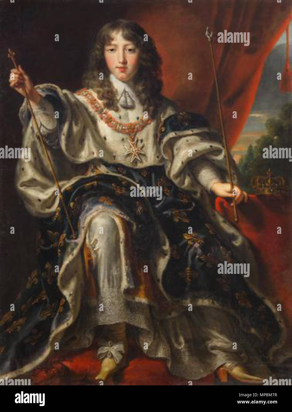 Il Re Luigi Xiv Di Francia Tra Circa 1651 E Circa 1654 753 Justus Van Egmont Il Re Luigi Xiv Di Francia Foto Stock Alamy