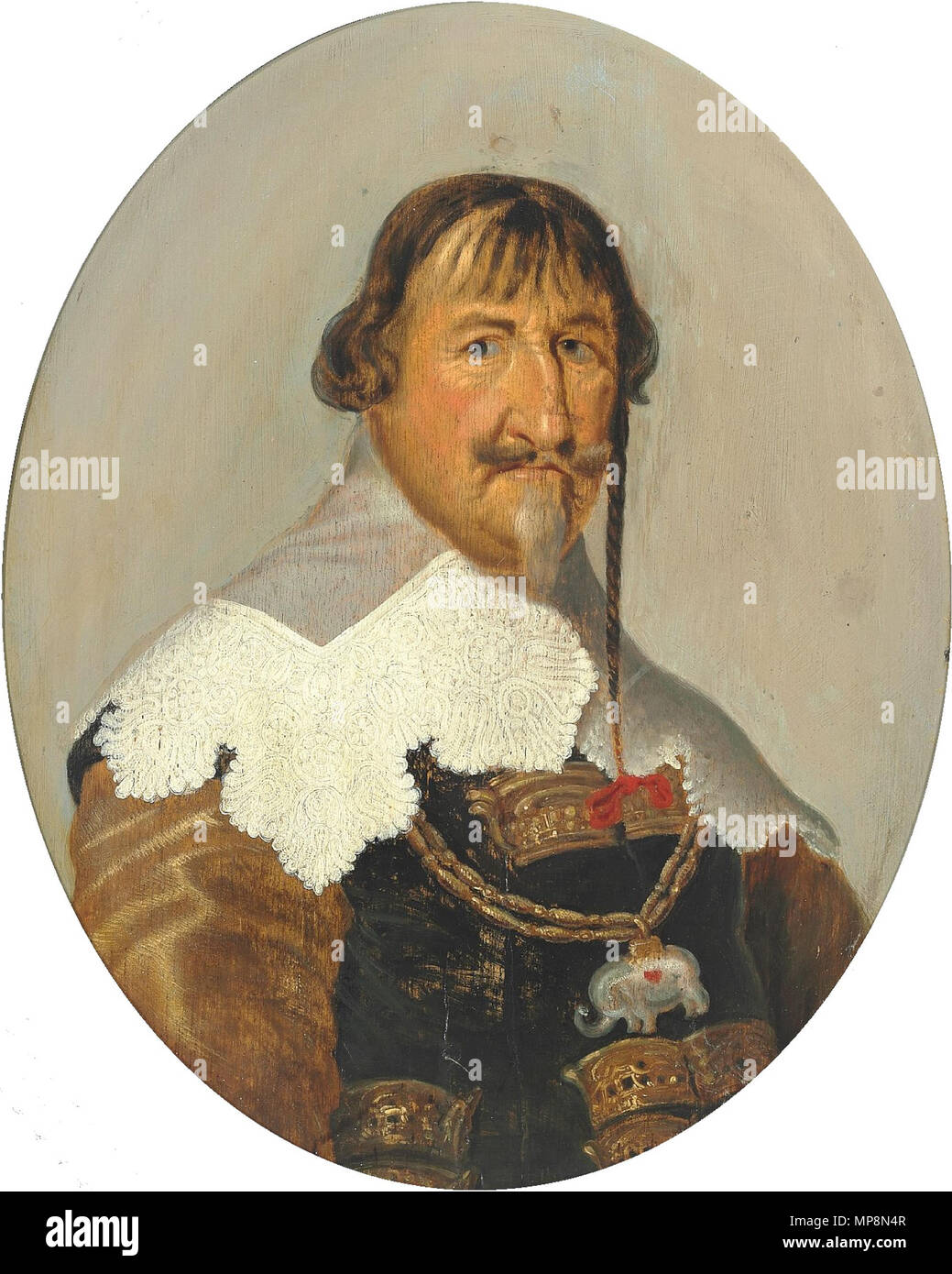 757 Karel van Mander (III) - Portraet af CRISTIANO IV Foto Stock