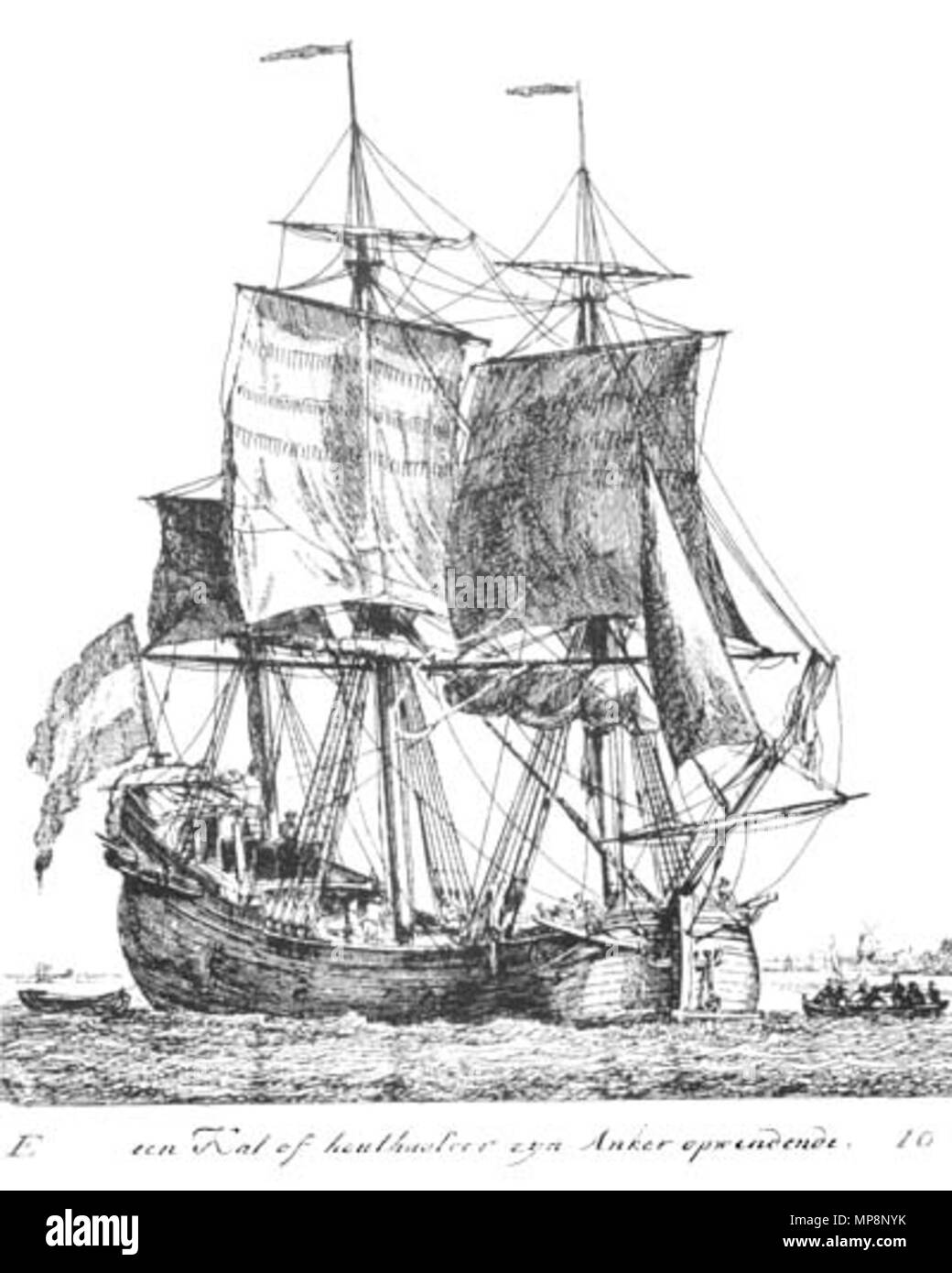 . Nederlands: Katschip (een Kat di houthaalder zijn Anker opwindende) . 1790. Gerrit Groenewegen (1754-1826) nomi alternativi Gerrit Goenwagen; Groenewegen; Goenwagen; g. groenewegen Descrizione pittore olandese, disegnatore e incisore ed incisore Data di nascita e morte 16 Ottobre 1754 7 Agosto 1826 Luogo di nascita e morte Rotterdam Rotterdam periodo di lavoro 1769-1826 circa la posizione di lavoro autorità di Rotterdam controllo : Q2732175 VIAF: 65639369 ULAN: 500012836 BPN: RKD 19051802: 34011 761 Katschip (een Kat di houthaalder zijn Anker opwindende Foto Stock