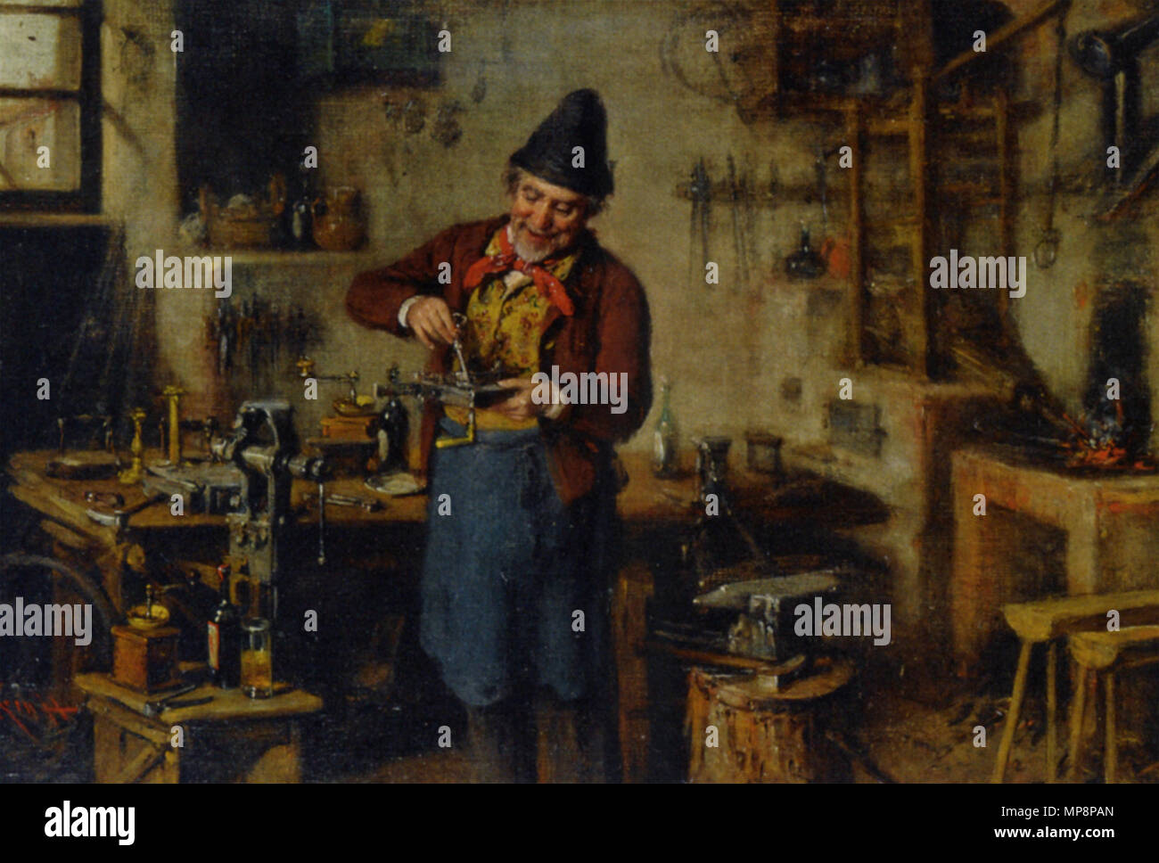 La Serratura Maker data sconosciuta. 763 Kern la serratura Maker Foto Stock