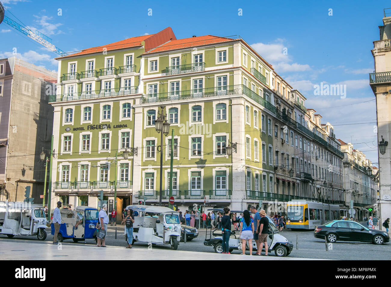 Hotel Figueira nel centro di Lisbona. Foto Stock