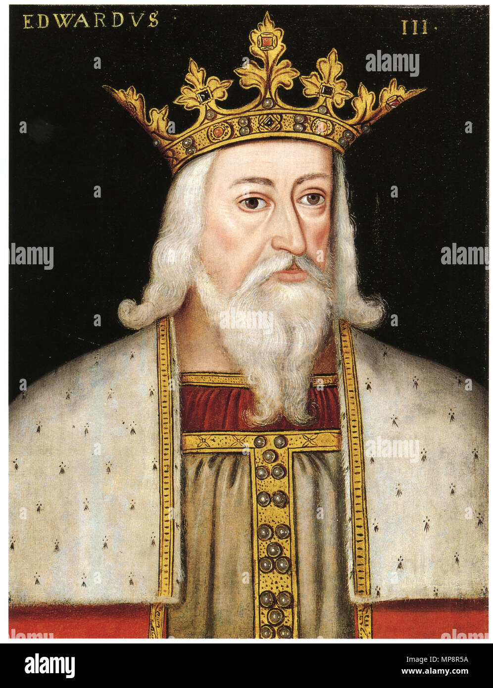 . Questa immagine è in formato JPEG versione originale del PNG a File: King Edward III.png. Generalmente, questa versione JPEG dovrebbe essere usato quando si visualizza il file di Commons, al fine di ridurre le dimensioni dei file di immagini in miniatura. Tuttavia, qualsiasi modifica all'immagine dovrebbe essere basato sull'originale versione del formato PNG al fine di impedire la perdita di generazione, e entrambe le versioni dovrebbero essere aggiornati. Non apportare modifiche sulla base di questa versione. Admins: sebbene questo file è una scalata duplicato, che non dovrebbe essere cancellato! Vedere qui per ulteriori informazioni. Il re Edoardo III, da un artista sconosciuto, tardo XVI secolo?. Porto nazionale Foto Stock