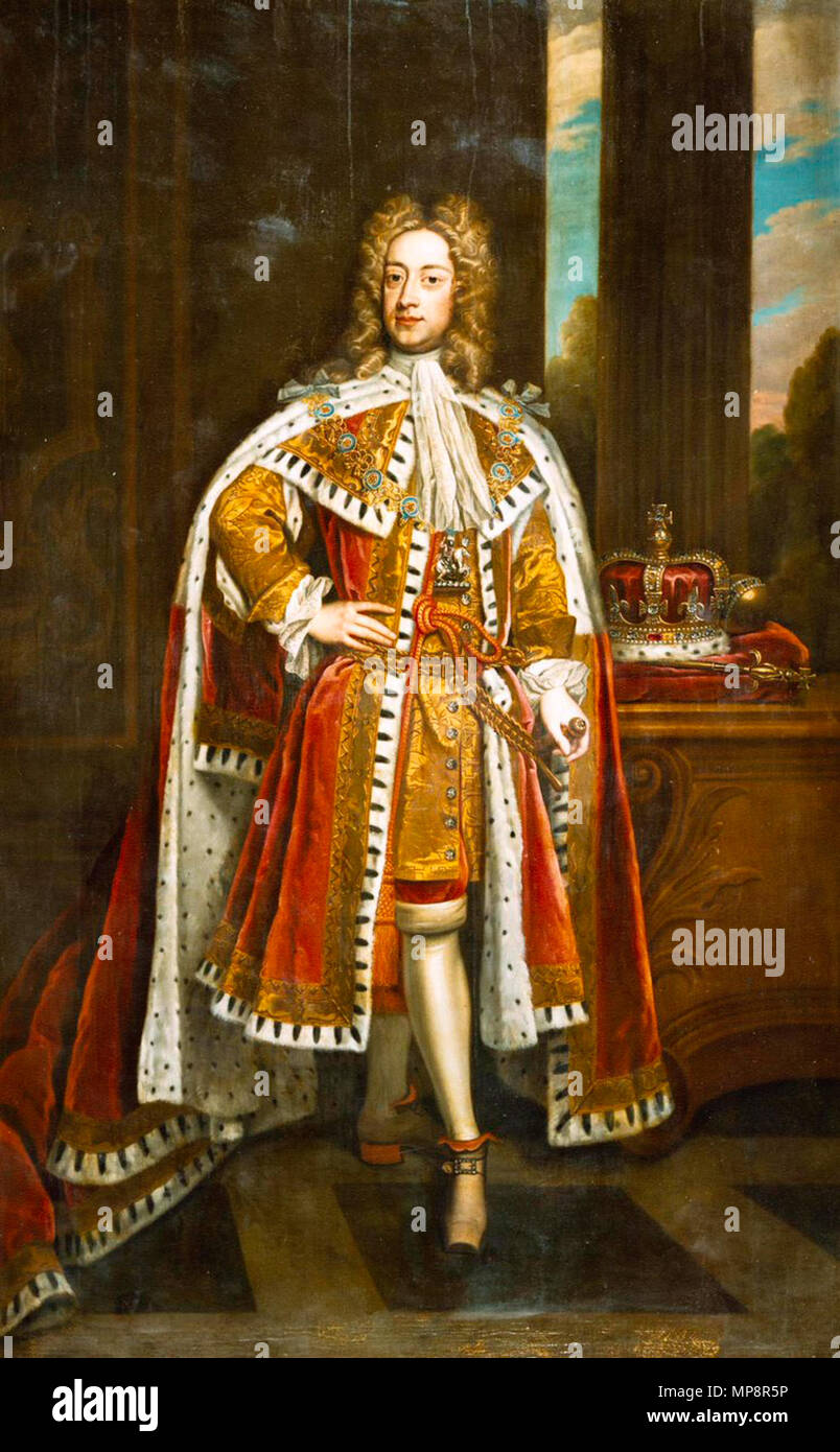 . Inglese: Re Giorgio II di Gran Bretagna (1683-1760) . dopo il 1716. 765 Re Giorgio II di Gran Bretagna Foto Stock