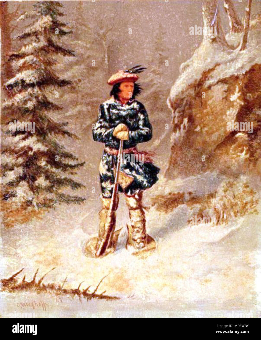 . Iroquois Hunter nel dubbio di traccia . circa 1868. Cornelius Krieghoff (1815-1872) nomi alternativi Cornelius David Krieghoff Descrizione Canadian-Dutch pittore Data di nascita e morte 19 Giugno 1815 8 aprile 1872 Luogo di nascita e morte Amsterdam Chicago posizione di lavoro Template:Schweinfurt, Düsseldorf (circa 1830), Rotterdam, New York City (1836), Stati Uniti d'America (1837-1840), a Parigi (1840-1846), Montreal (1846), la città di Québec (1853-...), in Germania e in Italia (1854-1855), Canada (1855-1863), Europa (1863-1868), Chicago (1868-1872) Autorità di controllo : Q1133777 VIAF: 41981741 ISNI: 000 Foto Stock