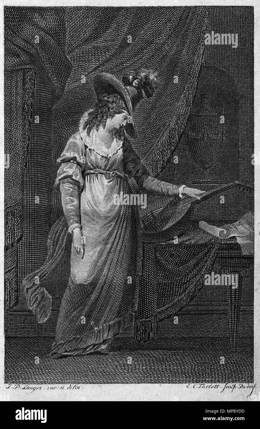 786 La Roche Geschichte von Miß Lony illustrazione Foto Stock