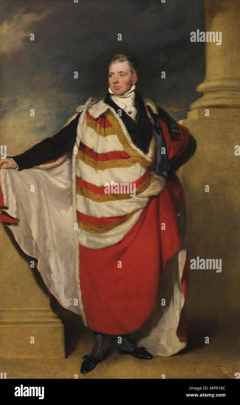 George Henry Fitzroy (1760-1844), 4° duca di Grafton circa 1814-1831. 795 Lawrence - 4° duca di Grafton Foto Stock