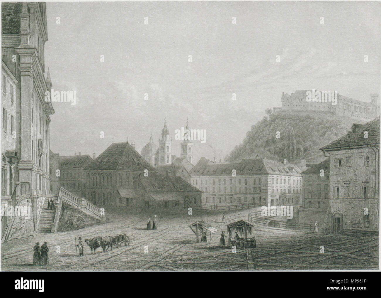 . Inglese: Lubiana visualizza . 1856. Nicolas-Marie-Joseph Chapuy (1790-1858) nomi alternativi Nicolas Marie Joseph Chapuy francese Descrizione disegnatore litografo, pittore e architetto Data di nascita e morte 1790 23 Luglio 1858 Luogo di nascita e morte Parigi Parigi competente controllo : Q1986358 VIAF: 22315552 ISNI: 0000 0000 6638 815X ULAN: 500011341 LCCN: N85322244 NLA: 35984685 WorldCat 815 Lubiana visualizzare 1856 Foto Stock