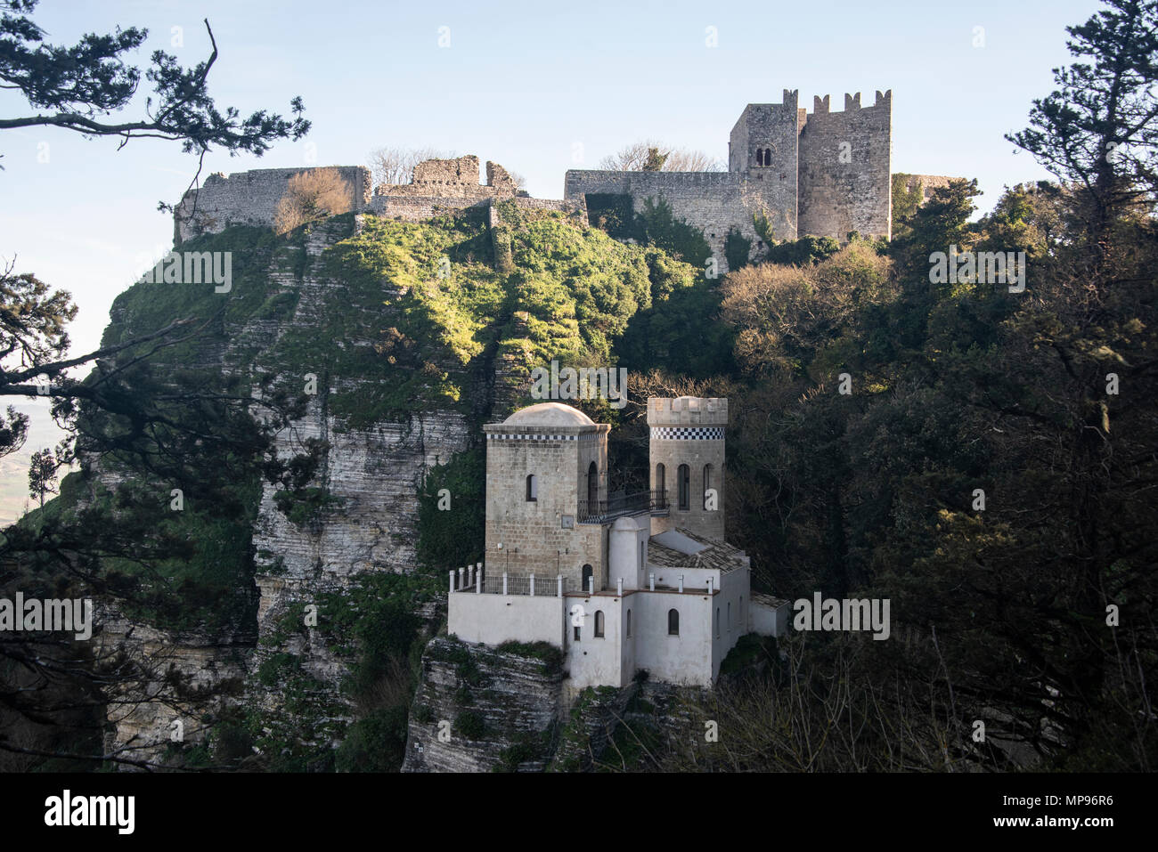 La Torretta Pepoli, Erice, in Sicilia Foto Stock