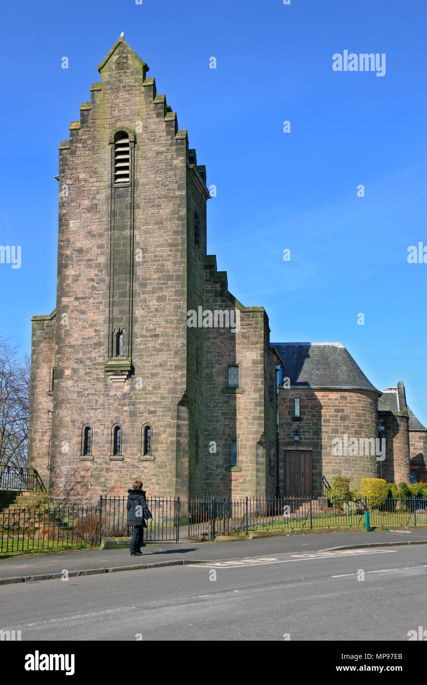 St Margaret chiesa parrocchiale, Knighswood, Glasgow Foto Stock