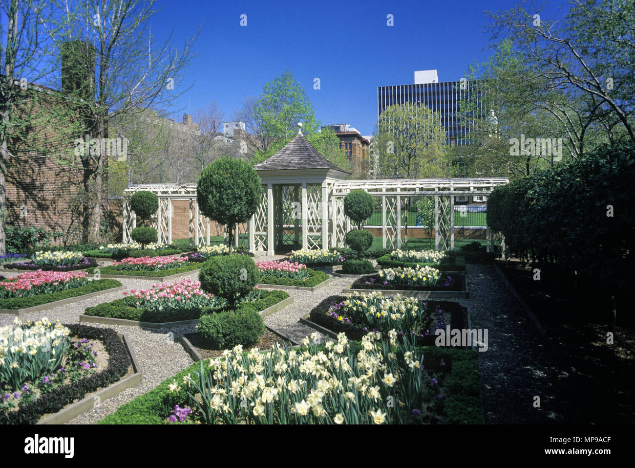 1988 molla storico BLOSSOMS Horticultural Society giardino di Filadelfia in Pennsylvania USA Foto Stock