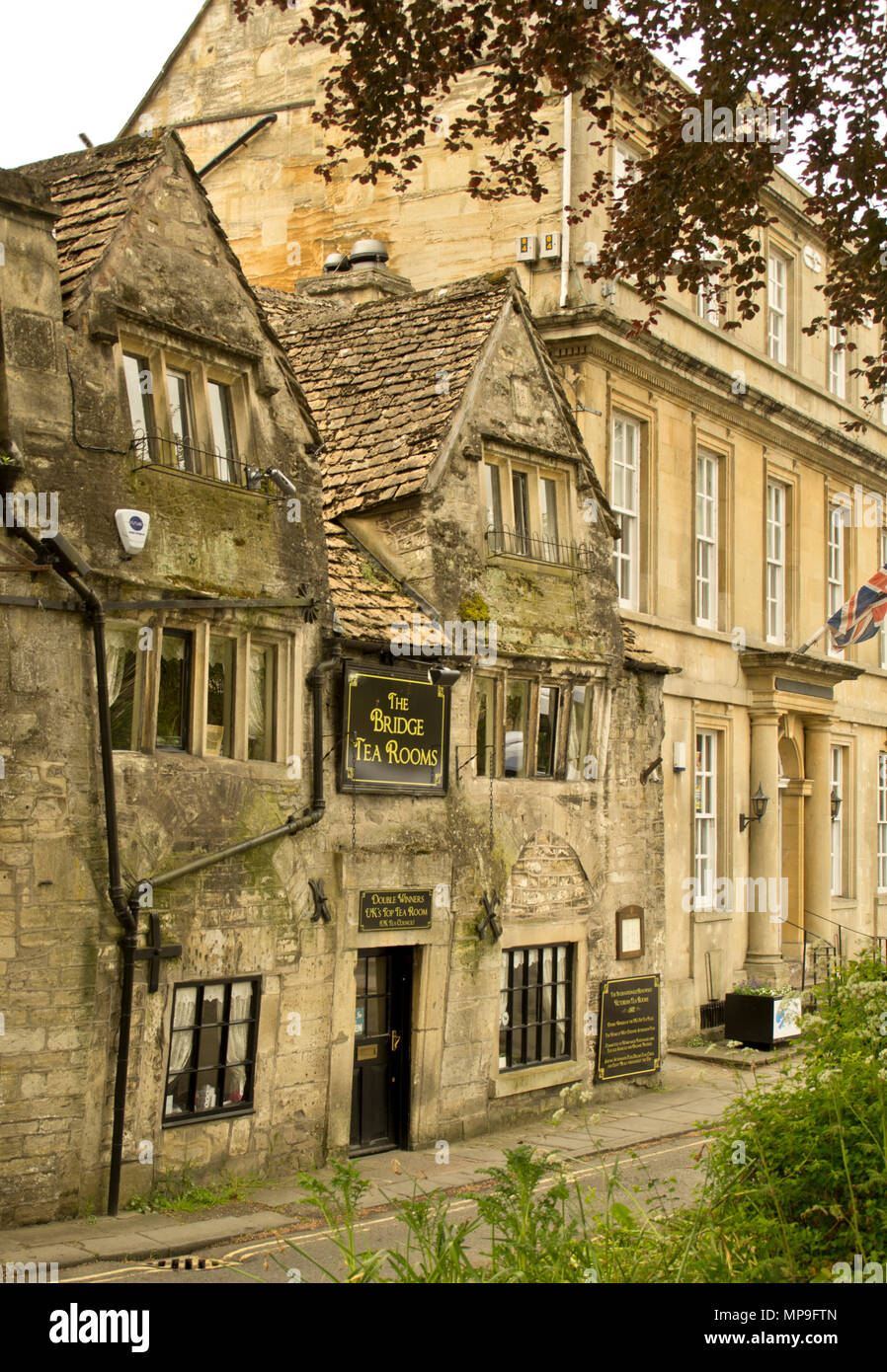 Bradford on Avon il ponte sala da tè Foto Stock