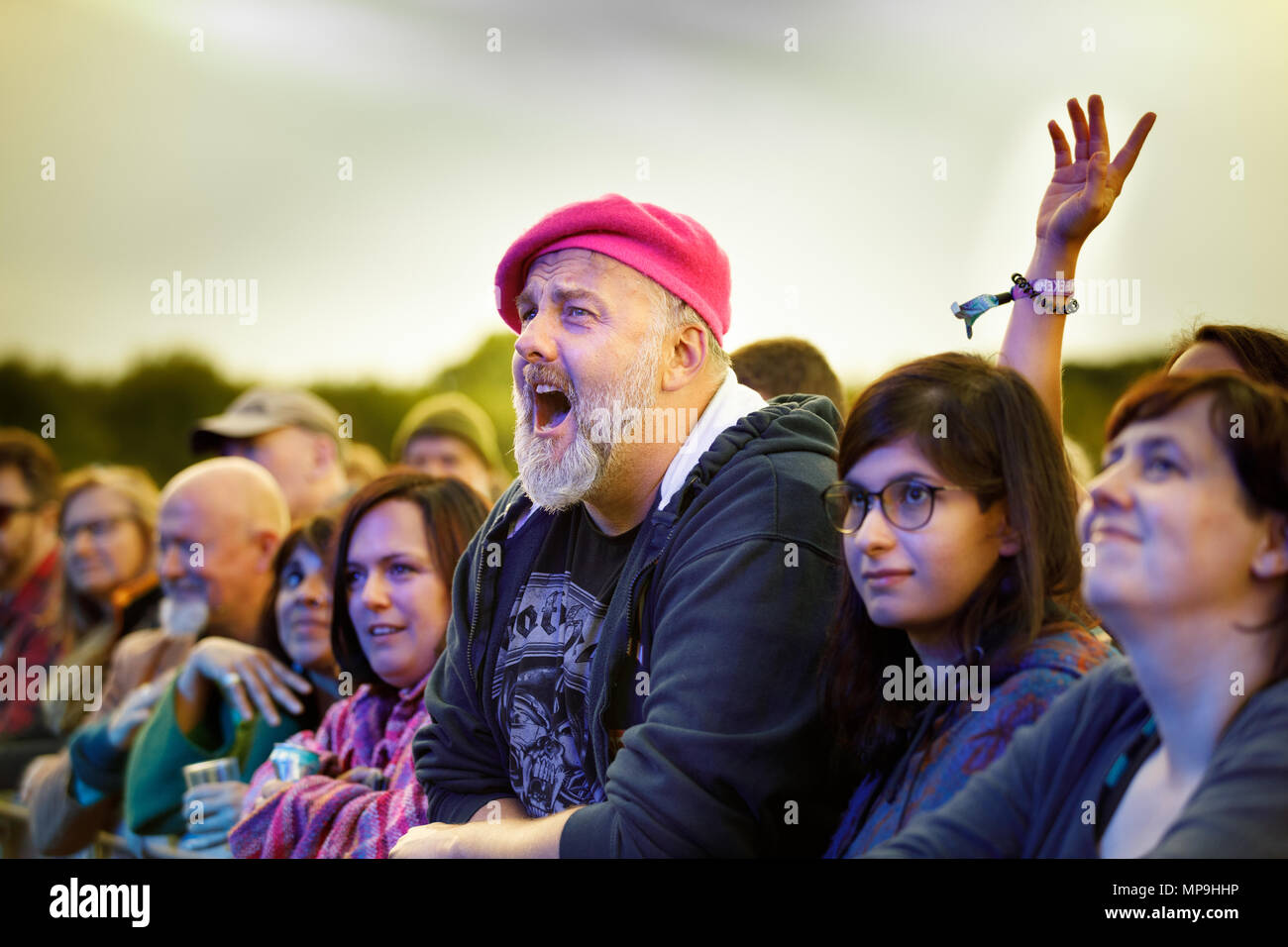 Alla fine della strada festival 2017 Foto Stock