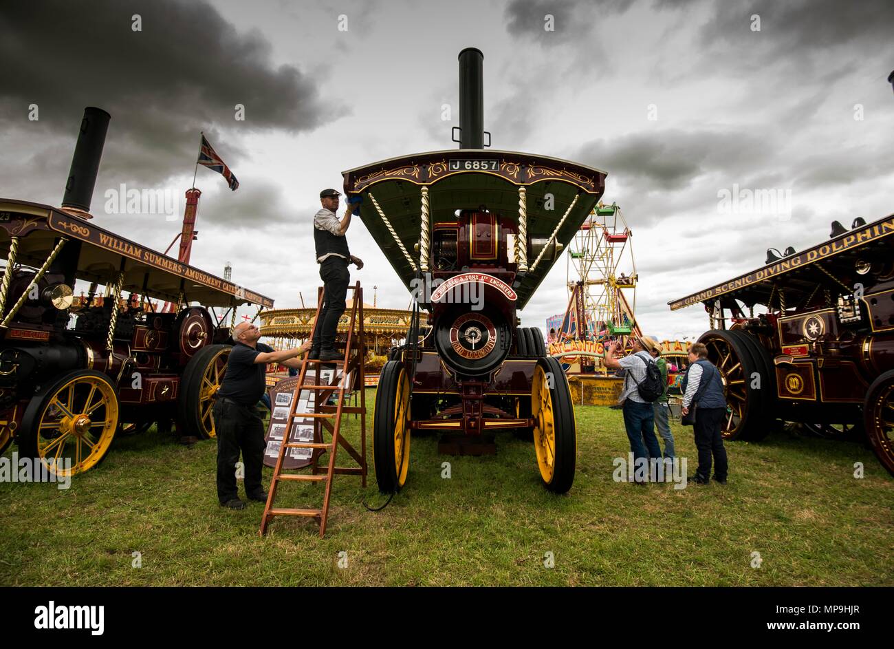 Grande Dorset Fiera a vapore Foto Stock