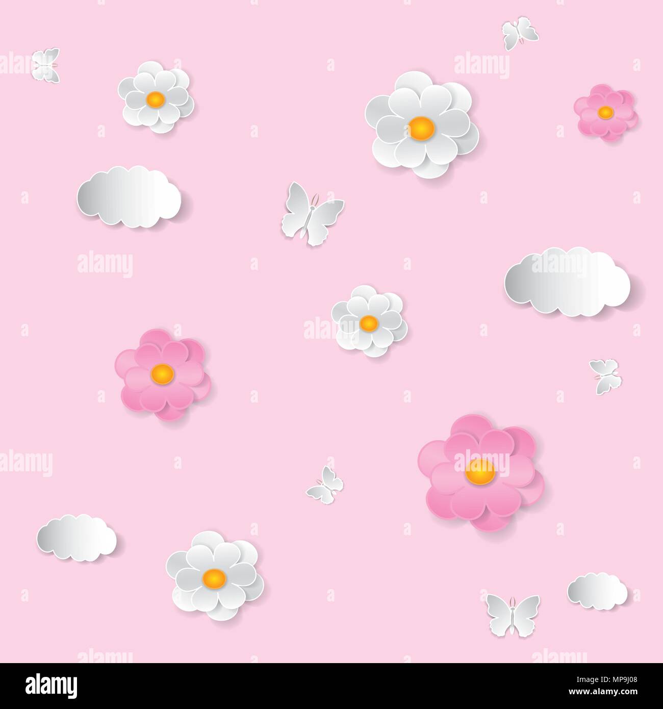 Seamless pattern sfondo bambino Illustrazione Vettoriale