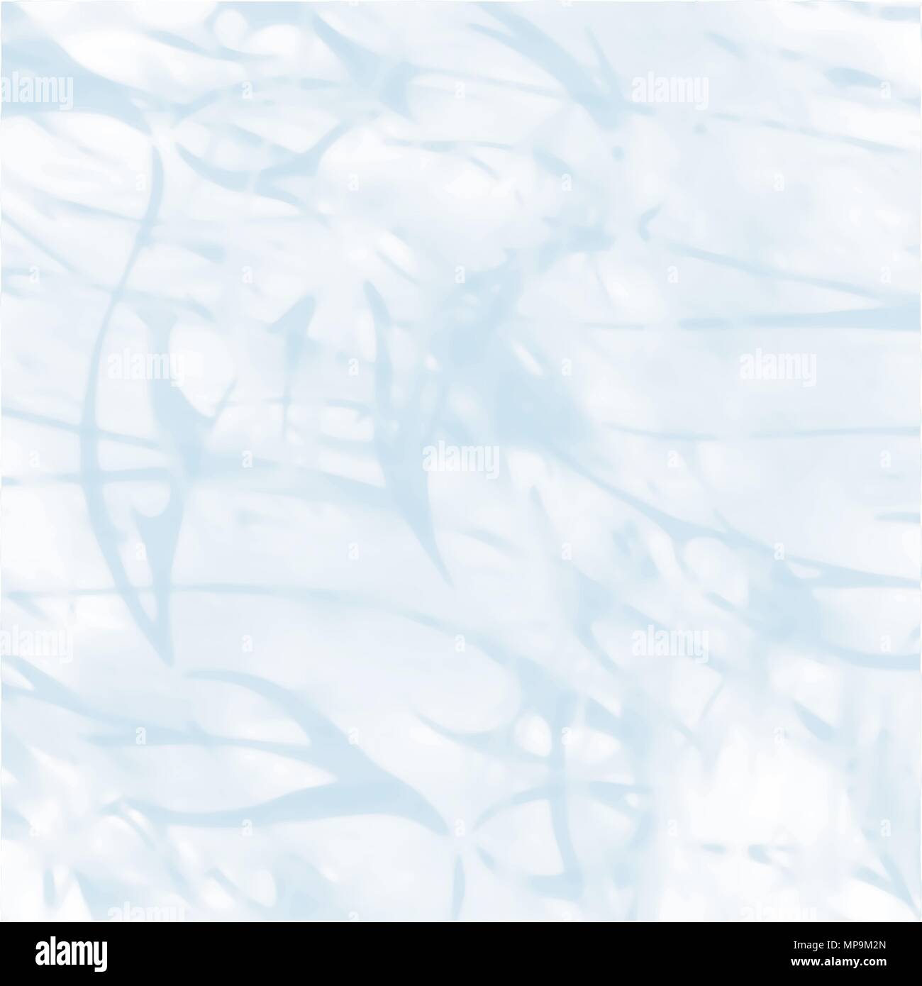 Acquerello blu acqua astratto disegno superficiale, illustrazione vettoriale Illustrazione Vettoriale