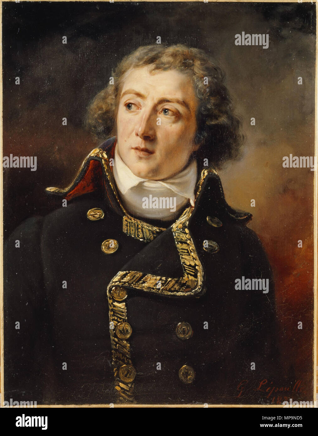 824 Louis-Alexandre Berthier, maréchal de camp, chef d'état-major en 1792 (1753-1815) Foto Stock