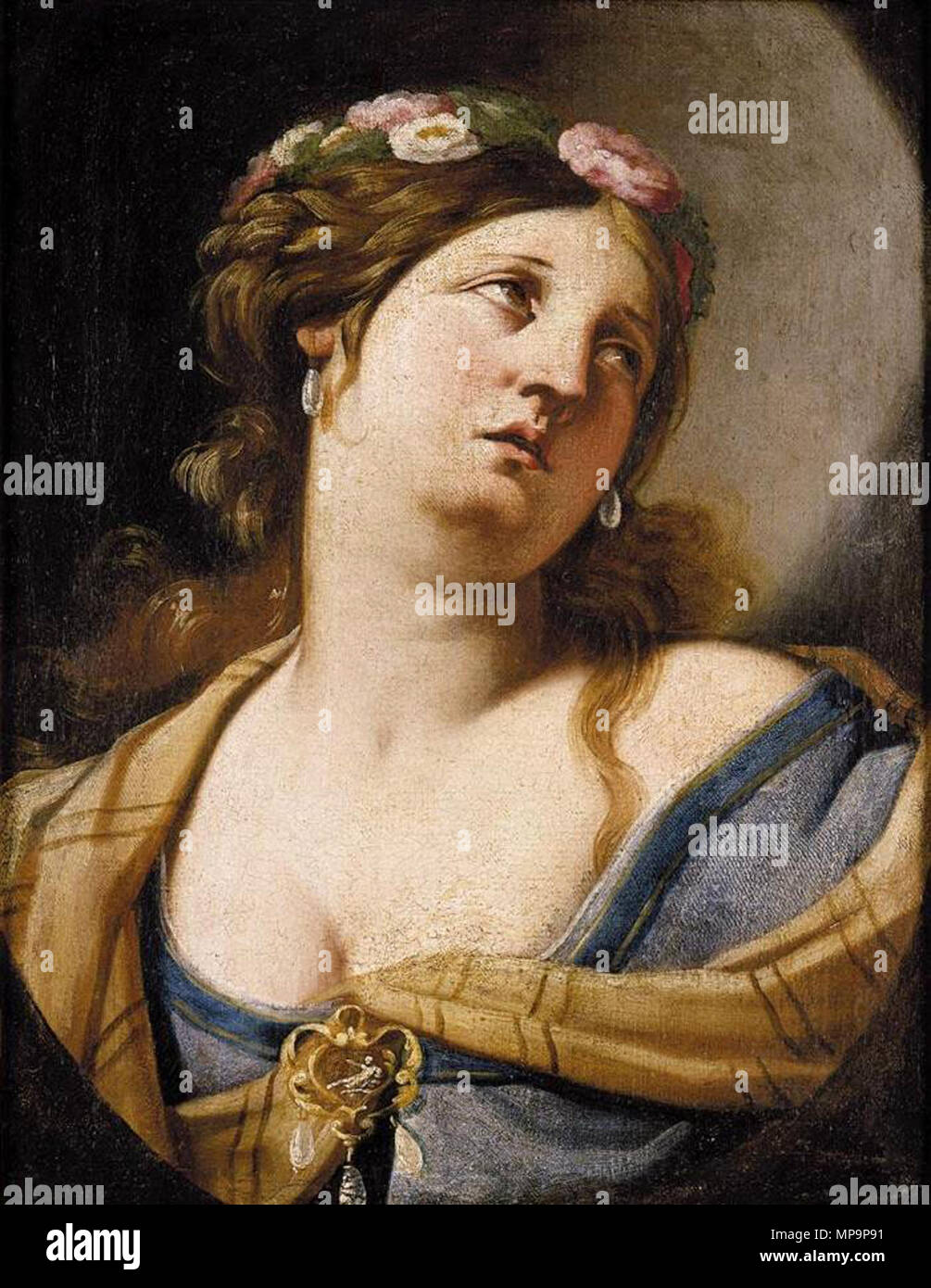Studio di una donna tra 1650 e 1652. 828 Luca Ferrari - studio di una donna - WGA07831 Foto Stock