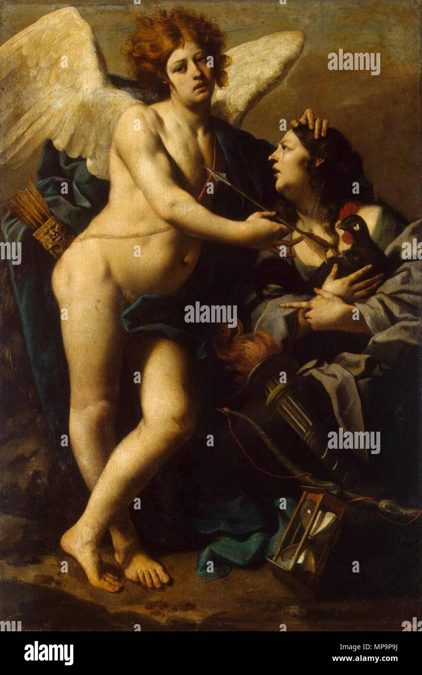 Allegoria della gelosia 1640s. 828 Luca Ferrari - Allegoria della gelosia - WGA07830 Foto Stock