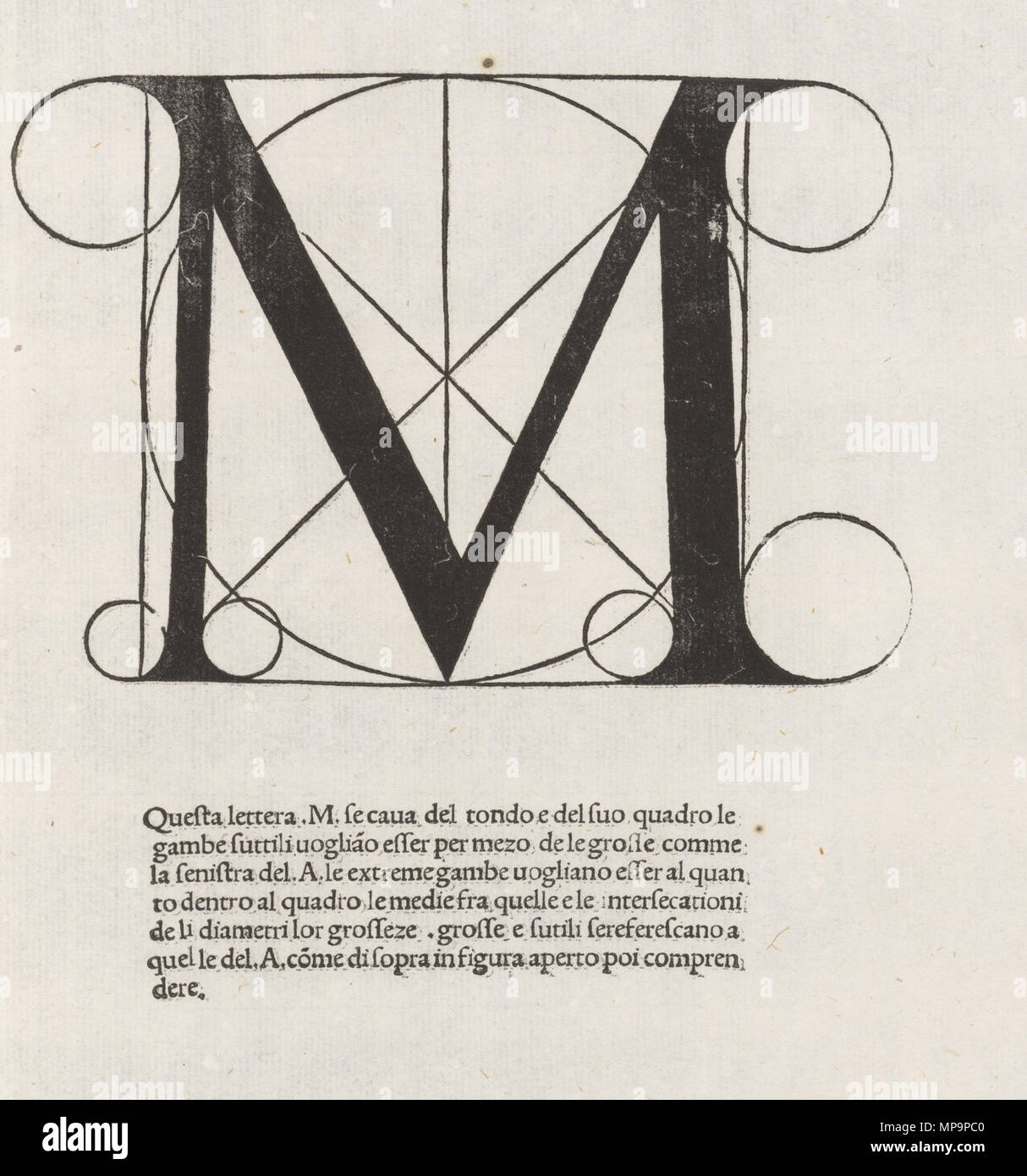 Inglese Lettera Dell Alfabeto Di Luca Pacioli In De Divina Proportione 1509 Francais Lettre De L