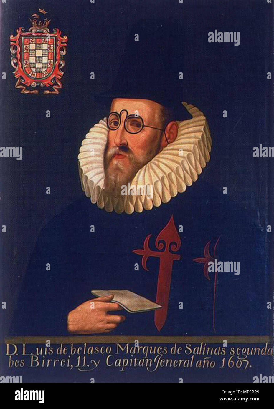 . Viceré Luis de Velasco y Castilla . 1607. 834 LuisdeVelascoII Foto Stock