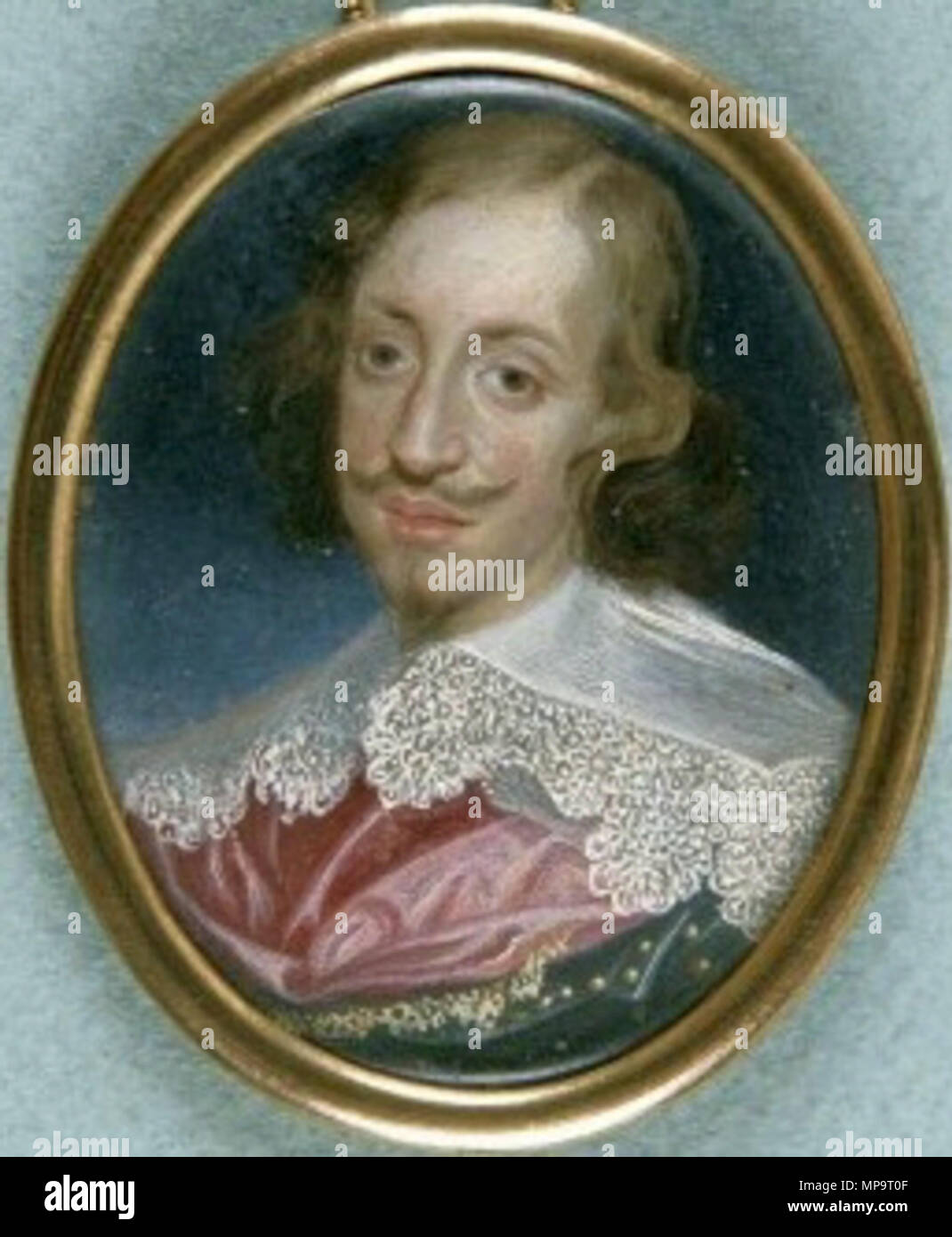 Miniatura di Leopold Wilhelm dell'Austria. circa 1638. 835 Luycx Leopold Wilhelm dell'Austria Foto Stock