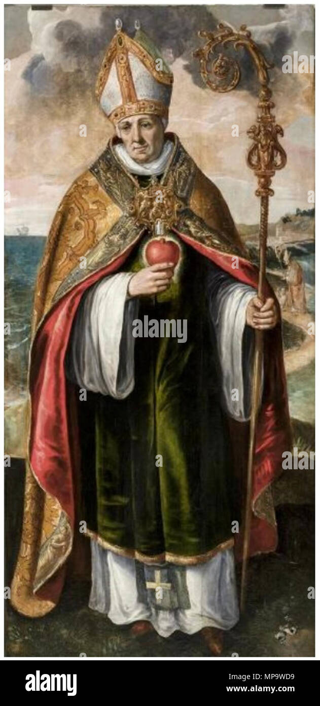 Sant'Agostino 1570. 841 Maerten de Vos - Sant Agostino Foto Stock