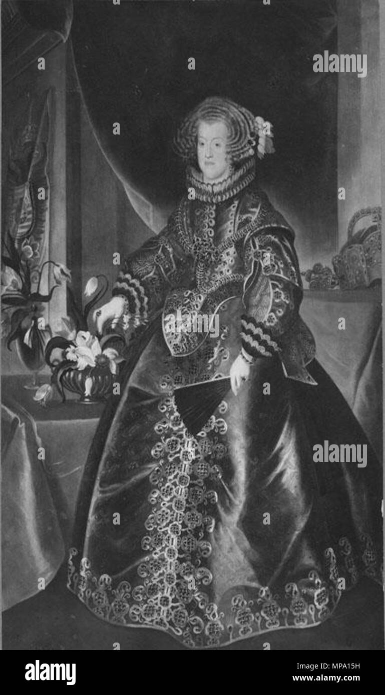 Ritratto di Maria Anna di Spagna circa 1638. 856 Maria Anna di Spagna da Frans Luyckx Foto Stock