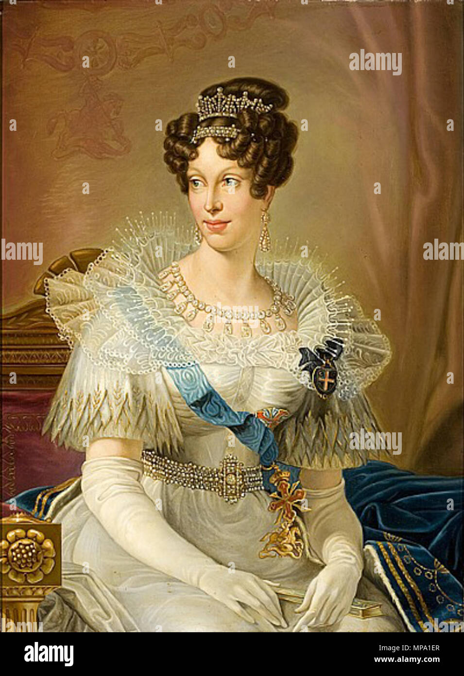 . Inglese: Maria Luigia d'Austria, duchessa di Parma (1791-1847) . Xix secolo. Isacco Gioacchino Levi (1818-1908) 858 Maria Luigia d'Austria, duchessa di Parma Foto Stock