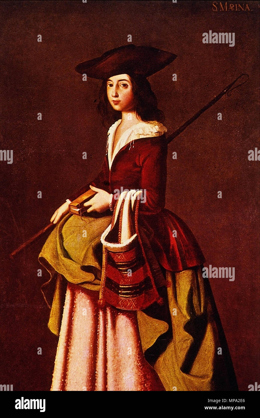 . San Mariña di Aguas Santas (Mariña di Ourense) . Il XVII secolo. 862 Marina - Francisco de Zurbaran Foto Stock